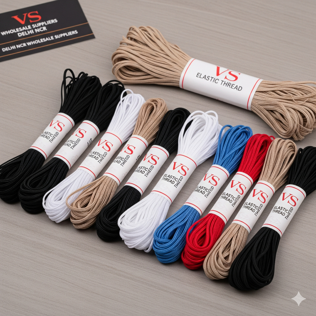 Covered elastic thread wholesale suppliers Delhi NCR | VS Elastic Thread